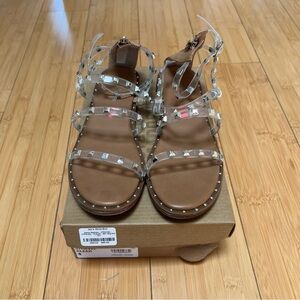 Steve Madden studded clear sandals 🩶